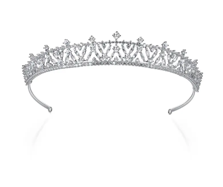 Neue Großhandel Charme Geburtstag Mini Zirkon Tiara Krone Braut Hochzeit Accessoire Haarschmuck für Frauen Party