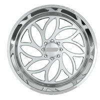 Jantes de camion forgées sur mesure SL 28X14 20X10 26X12 26X14 Super Single Deep Concave Polished avec 8X170 8X180 pour GMC Sierra 2500HD