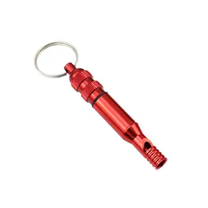 Emergency Whistle with Keychain, Aluminum Emergency Survival Whistle for Camping Hiking Hunting Outdoors Sports, Loud Sound