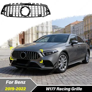 สำหรับเบนซ์ W177 2019 2020 2021 2022 กระจังหน้ากันชนหน้าแบบเรซซิ่ง ฝาครอบป้องกันหม้อน้ำ อะไหล่ตกแต่งรถยนต์ - Product Image 1