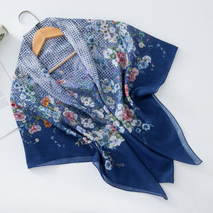 Bufanda cuadrada grande con estampado de gasa de gran oferta para Hijab clásico encaje malayo moda Indonesia cuadrado Hijab grande - Product Image 5