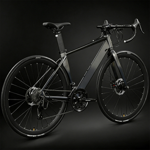 دراجة طريق من سبائك الألومنيوم مع تعليق أمامي وفرامل قرصية مزدوجة - سرعات متغيرة للرجال والنساء والبالغين - Product Image 1