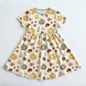 Vestidos Casuales de Algodón con Estampado Animal <span class=keywords><strong>para</strong></span> Niñas, Estilo A-Line, Cuello Redondo, Largos hasta la Rodilla, <span class=keywords><strong>para</strong></span> <span class=keywords><strong>Fiestas</strong></span> de Cumpleaños de Verano, Moda Infantil, Venta al Por Mayor, ODM - Product Image 1