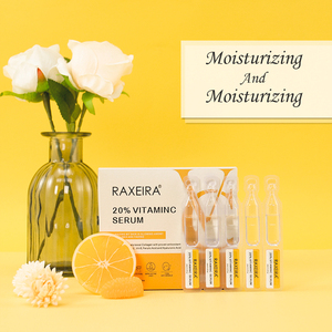 Suero Facial Blanqueador con Vitamina <span class=keywords><strong>C</strong></span> y Ácido Hialurónico, Antiarrugas e Hidratante, en Ampollas Desechables, Marca Privada de Fábrica - Product Image 2