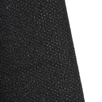 Pu dilapisi hitam oranye tahan abrasi kain aramid 2 cara peregangan kevlar kain tahan potong