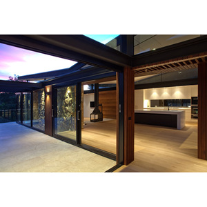 Villa moderna de madera con paredes de vidrio y detalles de piedra para espacios de vida al aire libre - Product Image 2