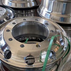 Roda de Liga Leve Alcoa 22.5 para Caminhão, Aço com 10 Furos, Nova Soldagem para Pneus Howo 8r17.5 e 12r22.5 - Product Image 1