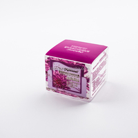 Petite boîte d'emballage de cosmétiques en plastique PET transparent recyclable personnalisée