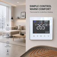Controlador de Temperatura de Calefacción por Suelo Radiante con Pantalla Táctil OEM para Sistemas de Calefacción Eléctrica