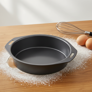 Moule à gâteau rond de haute qualité, 8 pouces, antiadhésif, en acier au carbone, plaque de cuisson pour <span class=keywords><strong>four</strong></span>, pour pain et pizza - Product Image 1