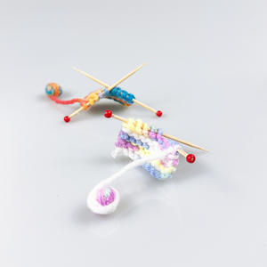 บ้านตุ๊กตา1:12ขนาดเล็กจำลองขนสัตว์เครื่องประดับ DIY ลูกบอลไหมพรมถักเสื้อกันหนาว - Product Image 5