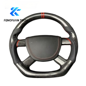 Volante de Fibra de Carbono Alcantara Forjado con Calefacción Personalizado para <span class=keywords><strong>Ford</strong></span> <span class=keywords><strong>Focus</strong></span> St 2 rs St Mk3 Mk2 <span class=keywords><strong>Mk4</strong></span> Mk2.5 Xr5 2014 2015 2013 - Product Image 2