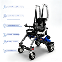 Exosquelette motorisé avancé pour la rééducation à la marche et à la position debout avec angles articulaires réglables