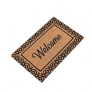 Nouveau Tapis d'Entrée Commercial Écologique Exclusif pour Extérieur, Imprimé Sérigraphié avec Logo Personnalisé, à Faible Profondeur - Product Image 1