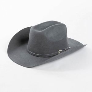 OEM Manufacturer Custom Unisex Chapeau Classic Hat Western Vintage 100% Wool Cowboy Fedora Hats Wholesale Cattleman Cowboy Hat - Product Image 4