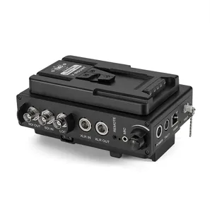 TALLY / XLR AUDIO/DATA機能を備えた12G-SDI送信機および受信機