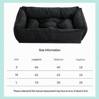 Tapis de lit pour chien imperméable convertible 2 en 1, canapé pour animaux de compagnie, coussin Oxford résistant à la saleté pour chiens et chats