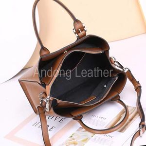 Bolso de Mano para Mujer, Bolsos Cruzados de Hombro, Bolsos de Cuero Vacuno Genuino, Bolsos de Mano con Asa Superior para Damas - Product Image 4
