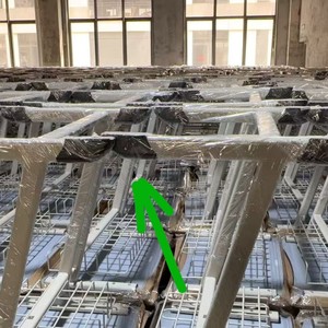 Protège-pieds en plastique pour chaise de bureau, 12x5.5x3, noir, tube plat, protection des pieds, pièces de meubles - Product Image 4