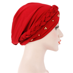 Berretto da donna in morbido pizzo interno islamico sotto cappelli Hijab musulmani - Product Image 5
