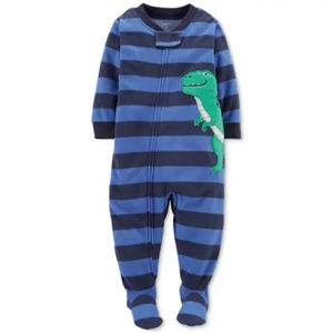 Combinaison en polaire pour bébés garçons avec broderie appliquée, vente en gros - Product Image 1