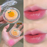 Lip Balm Alami Grosir, Lipstik Buah-Buahan, Formula Jelly Pengubah Warna, Melembapkan, Tahan Air, Kosmetik Lip Balm