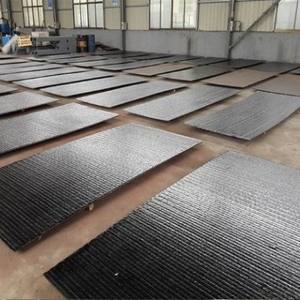 لوح فولاذي مقاوم للتآكل عالي الجودة مطلي بكربيد الكروم، سماكة 5+3 مم، صلابة 600-670 هاردن، لوح مقاوم للتآكل باللحام - Product Image 5