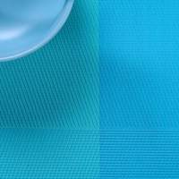 Napperons en vinyle tissé en PVC, résistants au lave-vaisselle, pour restaurant, fournisseur d'or, prix bas, vente en gros