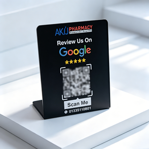 Tarjeta de Membresía NFC RFID de Acrílico con Código QR Personalizado para Redes Sociales, Resistente al Agua, 13.56MHz, para Mesa o Exhibición - Product Image 4