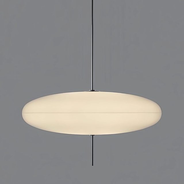 Creative Design Elliptical Flying Saucer Art Minimalist LED 30cm Smart Lamp Personality Hotel Dining Room Bar Counter Chandelier