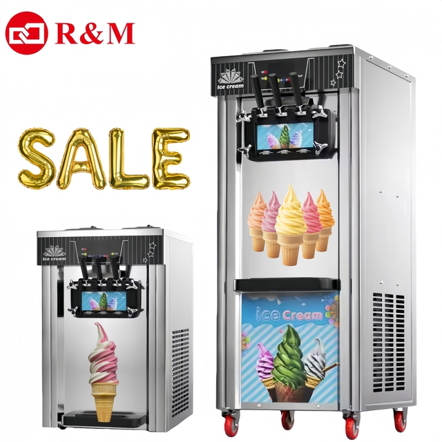 Maquinas De Helado Para Hacer 1 3 Flavor Creme Crean Michar Icecream Make Maker Parlour Commercial Soft Serve Ice Cream Machine