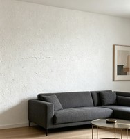 Revêtement mural flexible en céramique souple de travertin blanc
