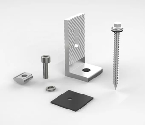 Support de <span class=keywords><strong>fixation</strong></span> solaire pour toiture en tôle ondulée avec assemblages de joints étanches pour la construction photovoltaïque résidentielle et industrielle - Product Image 1