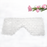 Pure Jade Stone Face Eye Mask Gemstone Eyemask Cover Facial Massager Head Spa Fournisseur-Rose Quartz Crystal Purple Amethyst Clear