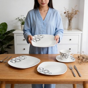 Juego de Vajilla de Cerámica de 30 Piezas / Vajilla de Cerámica de 30 Piezas / Vajilla de Cerámica al por Mayor <span class=keywords><strong>Forever</strong></span> 21 - Product Image 6