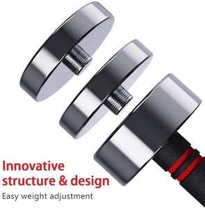 High Quality Adjustable Stainless Steel Dumbbell <strong>Barbell</strong> 2.5/5/7.5/10/15/20/25kg Adjustable <strong>Round</strong> Head Chromed Dumbbell <strong>Barbell</strong> - Product Image 2