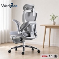 Chaise de bureau ergonomique au design moderne et minimaliste, conforme à la norme CE EN 1335, pivotante, inclinable, réglable en hauteur, vente en gros, directement de l'usine
