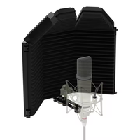 Microphone omnidirectionnel avec connecteur XLR, câble de réduction du bruit, absorption des chocs pour l'enregistrement