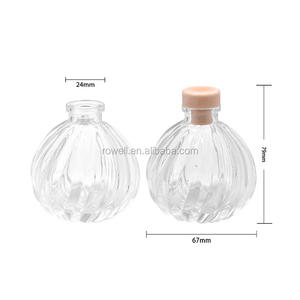 Botella de Vidrio Vacía Redonda de Lujo para Difusor de Aroma, 100 ml, 120 ml, Color Ámbar Negro, Venta al por Mayor - Product Image 1