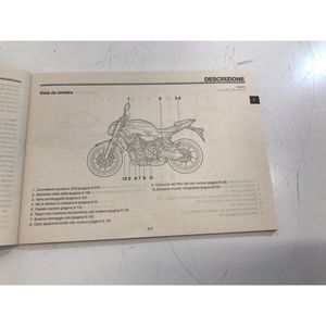 Manuale di utilizzo e guida all'assistenza tecnica per motociclette Yamaha MT07 MF07A, per i modelli MT 07 - Product Image 3