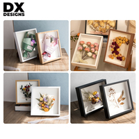 Cadre en Bois MDF Personnalisé en Gros 8x8 8x10 10x10 12x12 Pouces A4 A3 - Boîte à Ombre pour Affichage Mural & Fleurs Séchées