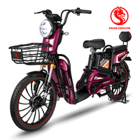 Vélo électrique à 2 roues avec moteur arrière de 800 W 60 V, longue autonomie, charge rapide, vélo électrique de ville à charge rapide