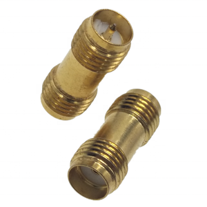 Adaptateur d'extension d'antenne RP SMA femelle vers SMA femelle, convertisseur doré - Product Image 3