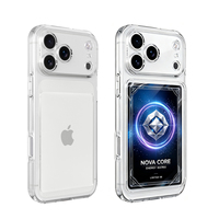 Étui de présentation pour cartes à collectionner et photos pour iPhone 18 Pro Max, étui porte-cartes TCG, coque de téléphone pour iPhone 17 18 Pro 15 16