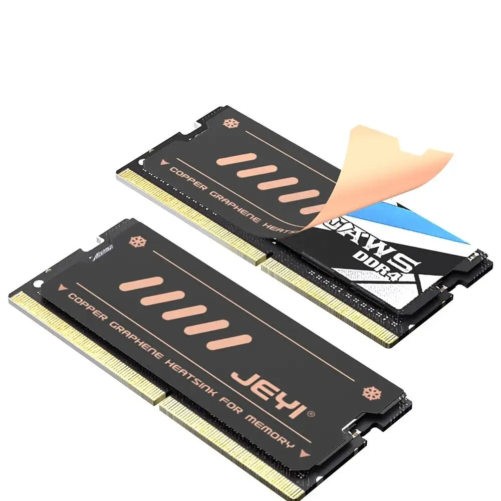 Penyerap panas lapisan Graphene tembaga murni M.2 NGFF NVME SSD wastafel panas 67X26MM 5MM 4MM 3MM untuk Laptop PC solusi pendinginan komputer