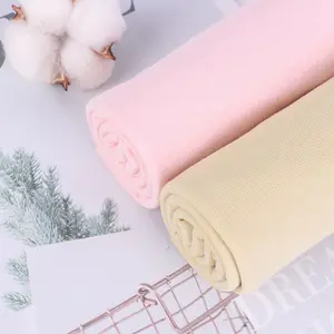 Vải Dệt Kim Chất Lượng Cao Vải Cotton Thoáng Khí Cho Áo Thun Vải Quần Áo Jersey
