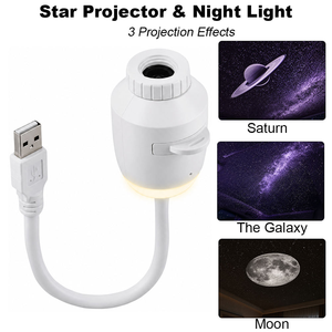 Mini Proyector Galaxy USB para Auto, <span class=keywords><strong>Dormitorio</strong></span>, Techo, Lámpara <span class=keywords><strong>LED</strong></span> Portátil <span class=keywords><strong>con</strong></span> Efecto de Cielo Estrellado, <span class=keywords><strong>Luz</strong></span> Nocturna Ambiental para Dormir <span class=keywords><strong>con</strong></span> Diapositivas Intercambiables - Product Image 1