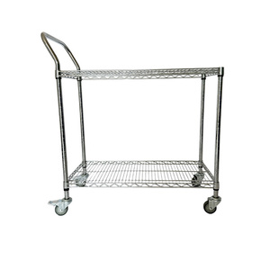 Carro de Almacenamiento con Ruedas Cromadas, Carro de Recolección para Almacén, Estanterías Móviles para Fábrica con Ruedas, Estanterías Apilables con Logotipo Personalizado - Product Image 2