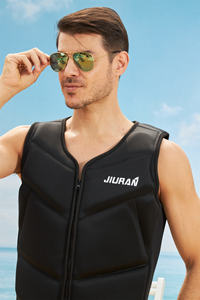 سترة بطفو للكبار بنمط العضلات السوداء من النيوبرين + EPE Chaleco Salvavidas الأكثر مبيعًا المياه - Product Image 4