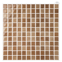 Nouveautés Vivid Tiles : autocollants muraux en mosaïque géométrique auto-adhésifs en plastique pour cuisine et salon